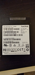 SanDisk x300 256GB Sata SSD (1 foto / 1)