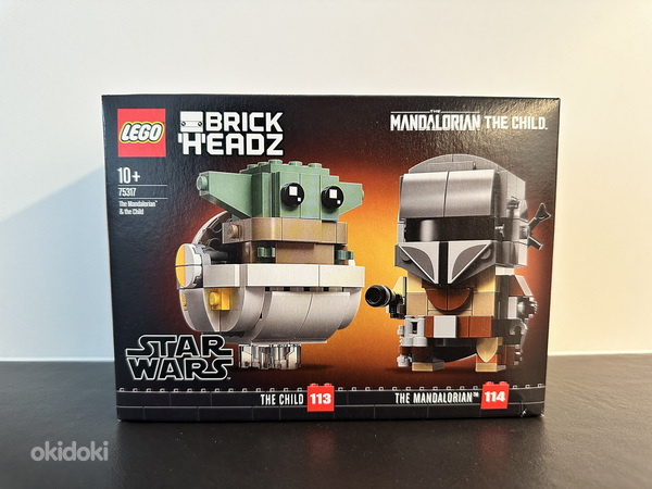 Lego BrickHeadz Звездные войны Мандалорианец и ребенок 75317 (фото #1)