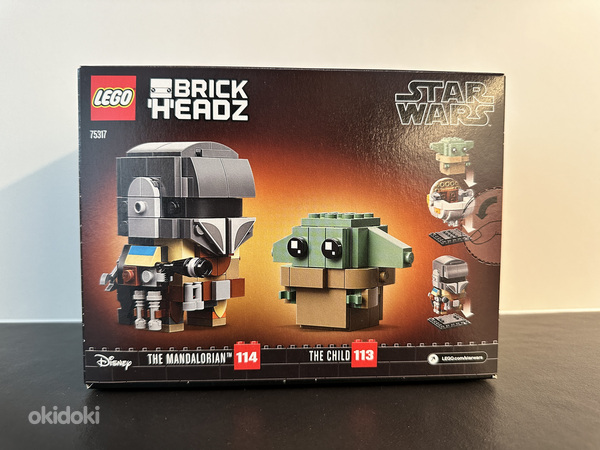 Lego BrickHeadz Звездные войны Мандалорианец и ребенок 75317 (фото #2)