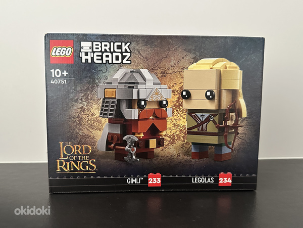 Lego Brickheadz Властелин колец Гимли и Леголас 40751