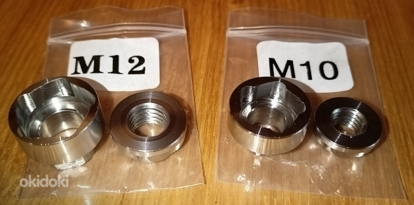 Гайки безопасности с ключом M10x1.5; M12x1.75 (фото #1)