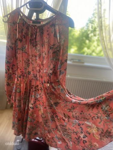 Väga ilus Denim Dream lilleline suvine kleit S suurus (foto #3)