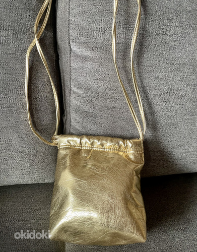 ZARA золотая сумка (фото #3)