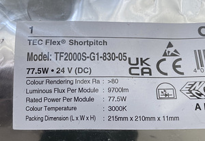 LED-riba Osram TF2000S-G1-830-05 (6 tk.) (2 foto / 2)