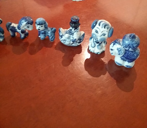12 loomakujukest gzhelist 12 FIGURES, Gzhel (2 foto / 9)
