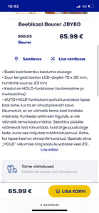 Beebikaal Beurer jbl 80 (3 foto / 3)
