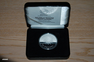 Эстония, серебряная памятная монета 10 крон 2009