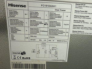 Sügavkülmik Hisense 139 lit. (2 foto / 5)