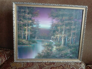 Картина в красивой раме.