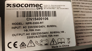 Socomec NPR-3300-RT (2 foto / 3)