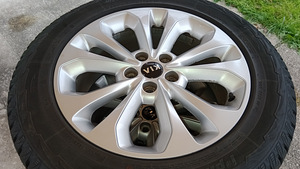 18" veljed Kia (Hyundai) koos talverehvidega Hankook Ipike Rw11 (4 foto / 9)