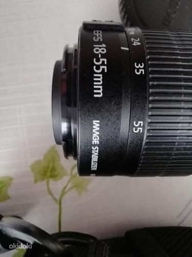SLR Canon EOS 1100D чехол + аккумулятор + зарядное устройство + объектив (фото #4)