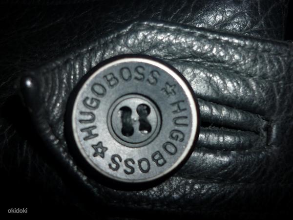 Кожаная Бандитская куртка Hugo Boss (фото #5)