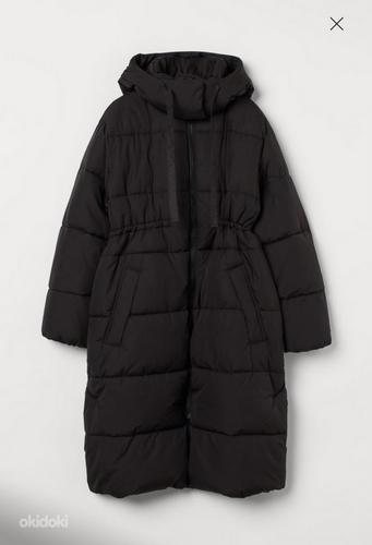 Tepitud mantel MAMA suurus S / Черное пальто МАМА размер S (фото #1)