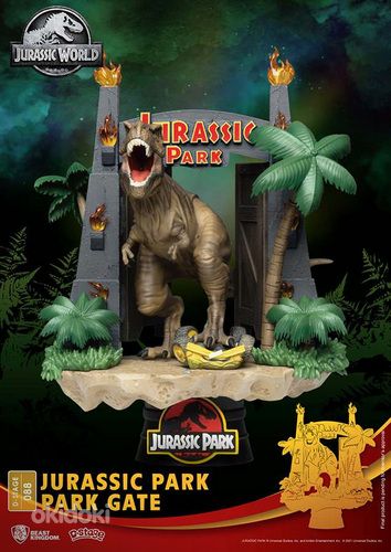 D-Stage Jurassic Park Värav Dioraama - Beast Kingdom (foto #1)