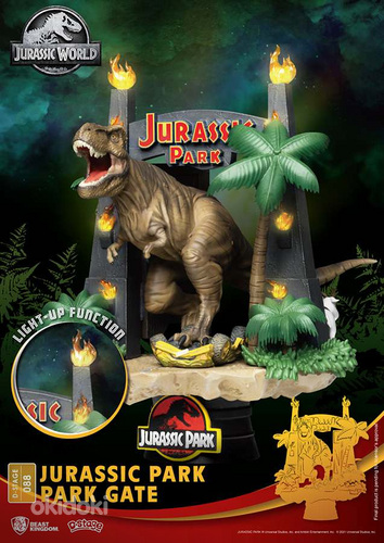 D-Stage Jurassic Park Värav Dioraama - Beast Kingdom (foto #2)