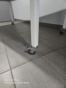 Valge laud söögilaud kontorilaud kirjutuslaud 2m x 1m (8 foto / 8)