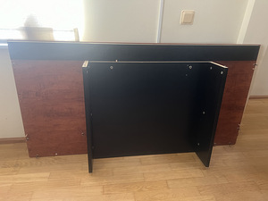 Tugev kontorilaud 160x80 cm – heas korras (2 tk saadaval) (2 foto / 2)