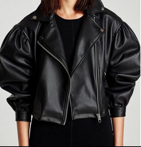 Zara biker jacket with puff sleeve (1 foto / 1)