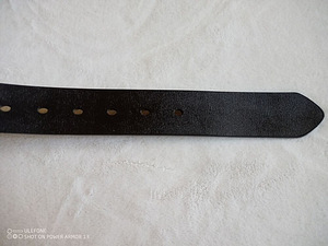 Кожаный ремень 130см. (3 фото из 3)
