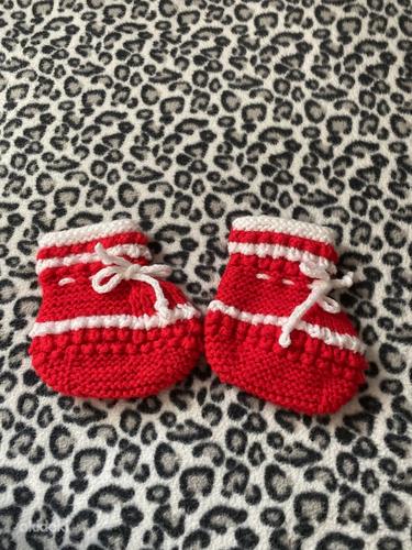 Uus sokid-papud !!! Socks for Baby Girl 6+ months (Hand made (foto #8)