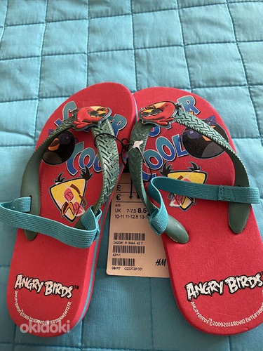 Шлепанцы для мальчика размер Angry Birds H&M