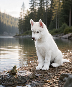 Siberi husky isane kutsikas (1 foto / 3)