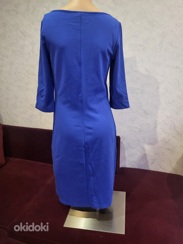 Синее платье миди vaide. М (38) (фото #3)