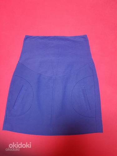 Синяя юбка для беременных. 40 (фото #1)