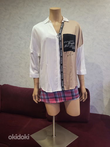 Женская рубашка на молнии MOHITO s. 38 (фото #4)
