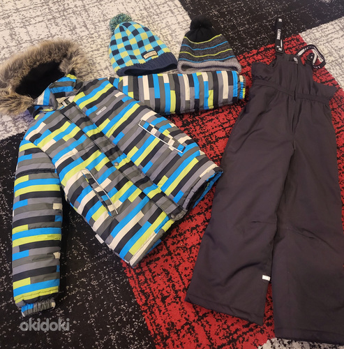 Очень теплая зимняя одежда (330 г) для мальчика 128 размера. (фото #7)
