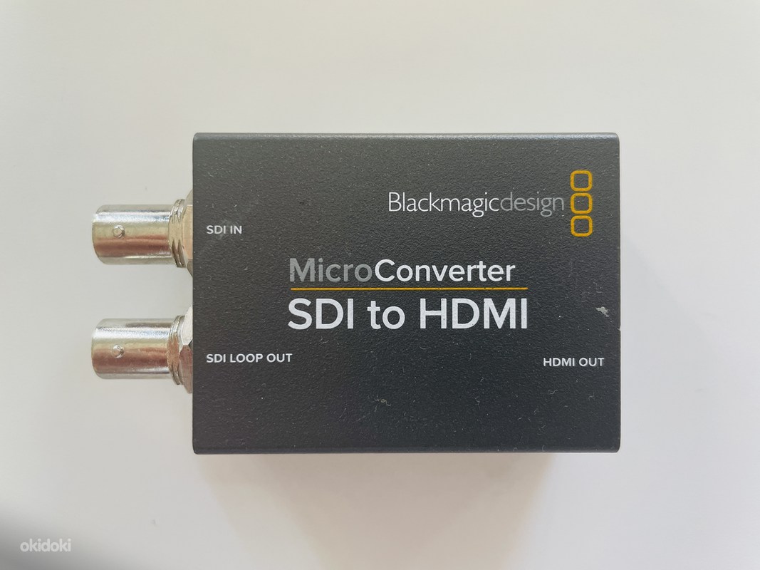 Blackmagic micro converter hdmi to sdi. Blackmagic micro converter hdmi to sdi