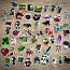 Наклейки 50 шт компьютерные майнкрафт minecraft 50 стикеры (фото #1)