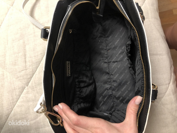 Большая сумка dKNY из сафьяновой кожи (фото #6)