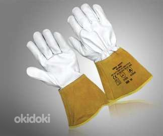 Рабочие перчатки из козьей кожи № 10 (фото #4)