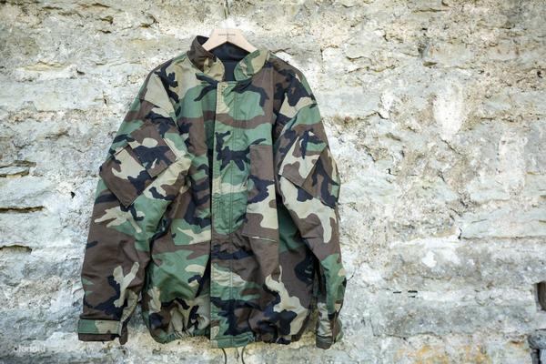 Camouflage jacket + pants, size L. (фото #1)