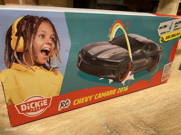 Dickie Toys Chevy Camaro 2016 RC CAR, автомобиль с дистанционным управлением USB CHARGING (фото #3)