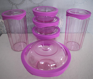 UUS. Säilitusnõude komplekt Sunrise Jasmine (Tupperware) (4 foto / 9)