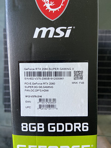 Videokaart GeForce RTX 2060 SUPER™ GAMING X, 8GB GDDR6 (5 foto / 7)