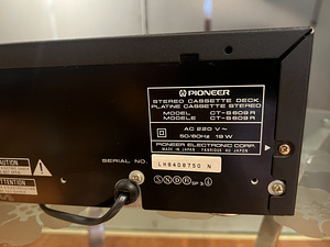 Pioneer CT-S609R kassetidekk (5 foto / 9)