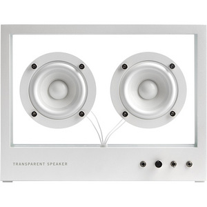 Small Transparent Speaker White