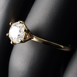 Kuldsõrmus teemandiga 1,07ct (2 foto / 5)