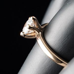 Kuldsõrmus teemandiga 0,54ct (3 foto / 5)