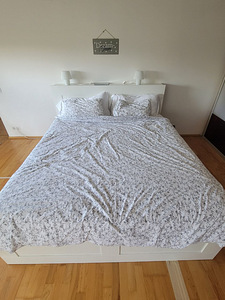 Кровать Malm Ikea, 4 ящика + sleepwell матрас180x200 (1 фото из 5)