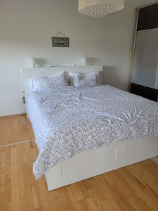 Кровать Malm Ikea, 4 ящика + sleepwell матрас180x200 (2 фото из 5)