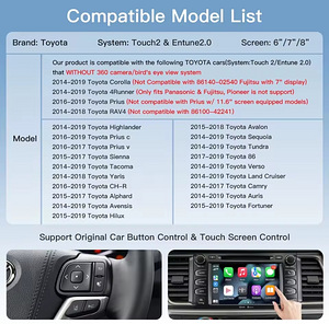 Toyota Wireless Carplay Android Auto 2014-2019 Touch2 Entune (3 foto / 4)
