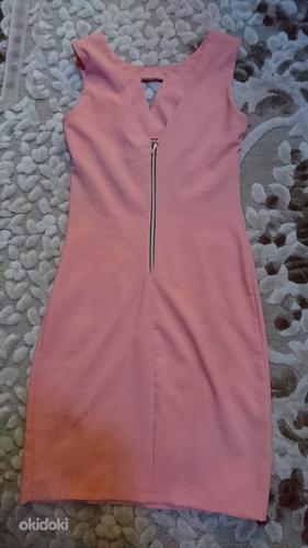 Эффектное розовое платье - L (фото #3)