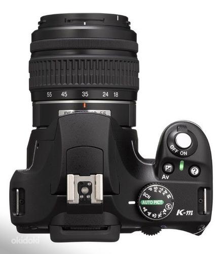 Pentax K-m зеркальный фотоаппарат + 18-50mm (фото #2)