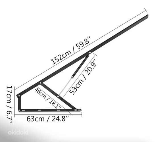 Газлифт. Новый. С инструкцией установки.