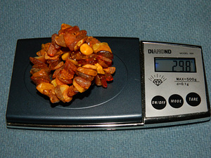 Merevaigust kaelakee 29.8 g (3 foto / 3)